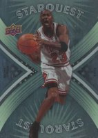 2008 Upper Deck Starquest #SQ-20 Michael Jordan Green Basketball Card
