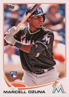 2013 Topps Update #US279 Marcel Ozuna Baseball Card