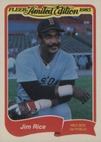 1985 Fleer Limited Edition #27 Jim Rice Baseball Card