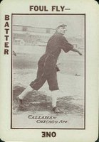 1913 National Game #7 Nixey Callahan Baseball Card