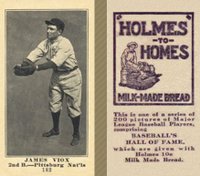 1916 Holmes for Homes Bread #182 James Viox Baseball Card