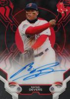2019 Topps High Tek Autographs #RD Rafael Devers Red Baseball Card
