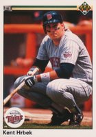 1990 Upper Deck #452 Kent Hrbek Baseball Card