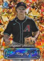 2024 Bowman Chrome Sapphire Edition Sapphire Selections #SS18 Tommy Troy Orange Refractor Baseball Card