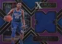 2017 Panini Select X-Factor Memorabilia #XFMFZ Markelle Fultz Purple Basketball Card