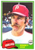 1981 Topps #719 Sparky Lyle Baseball Card