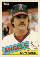 1985 Topps #86 Don Aase Baseball Card