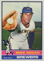 1976 Topps #377 Mike Hegan Baseball Card