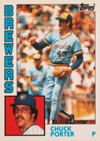 1984 Topps Tiffany #452 Chuck Porter Baseball Card