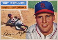 1956 Topps #201 Rip Repulski Baseball Card