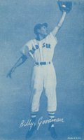1953 Canadian Exhibits #63 Billy Goodman Blue Tint Baseball Card