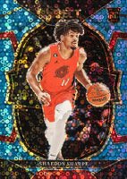 2022 Panini Select #71 Shaedon Sharpe Light Blue Disco Basketball Card