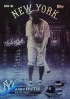2021 Topps PROJECT70 #3 Babe Ruth Rainbow Foil Baseball Card
