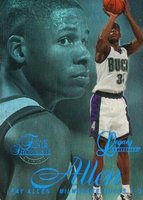 1996 Flair Showcase Legacy Collection #35 Ray Allen Row 2 Basketball Card