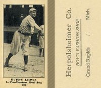 1916 Herpolsheimer Co. #103 Duffy Lewis Baseball Card