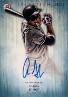 2014 Bowman Inception Prospect Autograph #PA-AJ Aaron Judge Blue Baseball Card