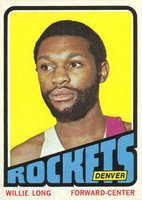 1972 Topps #214 Willie Long Basketball Card