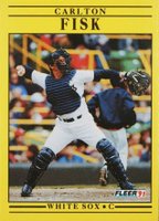 1991 Fleer #118 Carlton Fisk Baseball Card