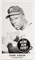 1959 Home Run Derby # Hank Aaron Baseball Card