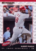 2001 Donruss #156 Albert Pujols Baseball's Best-Bronze Baseball Card