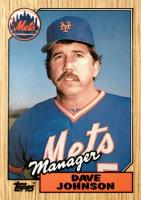 1987 Topps Tiffany #543 Dave Johnson Baseball Card