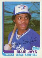 1982 Topps Traded #2T Jesse Barfield Baseball Card