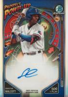 2024 Bowman Prospect Power-Up Autographs Variation #PPASW Sebastian Walcott Baseball Card