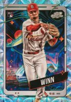 2024 Topps Chrome Cosmic #90 Masyn Winn Nucleus Refractor Baseball Card