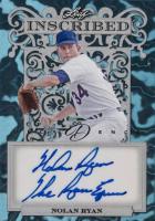2024 Leaf Decadence Inscribed Autographs #INR1 Nolan Ryan Turquoise Baseball Card