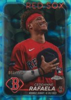 2024 Topps Chrome Update #USC44 Ceddanne Rafaela Aqua/Blue Lava Lamp Baseball Card