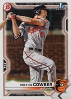 2021 Bowman Draft #BD166 Colton Cowser Baseball Card