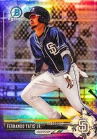 2017 Bowman Chrome Prospects #BCP160 Fernando Tatis Jr. Purple Refractor Baseball Card