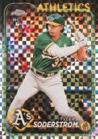 2024 Topps Chrome #298 Tyler Soderstrom X-Fractor Baseball Card