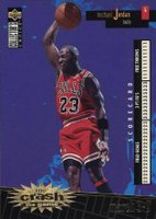 1996 Collector's Choice Crash Game #C30 Michael Jordan March 3-9-Gold Basketball Card