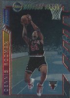 1996 Topps Mystery Finest  #M7 Dennis Rodman Borderless Basketball Card