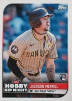 2024 Topps Hobby RIP Night #37 Jackson Merrill Baseball Card