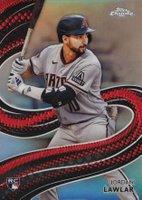 2024 Topps Chrome Strokes #S25 Jordan Lawlar Baseball Card