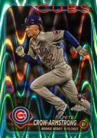 2024 Topps Chrome Update #USC158 Pete Crow-Armstrong Aqua Raywave Baseball Card