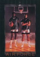 1984 Nike Poster Cards  #857 Malone/Barkley Basketball Card
