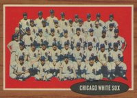 1962 Topps #113 Chicago White Sox Team Baseball Card