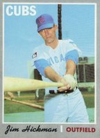 1970 Topps #612 Jim Hickman Baseball Card