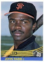 1984 Donruss #143 John Rabb Baseball Card
