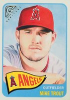 2019 Topps Gallery Heritage #HT-1 Mike Trout Baseball Card