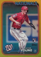 2024 Topps #397 Jacob Young Gold Foil Baseball Card