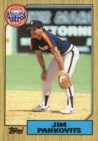 1987 Topps Tiffany #249 Jim Pankovits Baseball Card