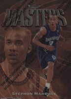 1997 Finest #19 Stephon Marbury w/Coating Basketball Card