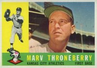 1960 Topps #436 Marv Throneberry Baseball Card