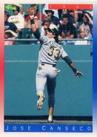 1992 Classic #T3 Jose Canseco Series II Baseball Card