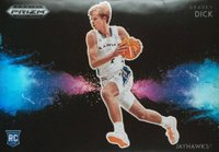 2023 Panini Prizm Draft Picks Black Color Blast #5 Gradey Dick Basketball Card