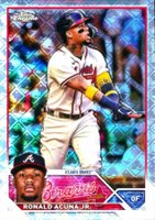 2023 Topps Chrome Logofractor Edition #39 Ronald Acuna Jr. Baseball Card